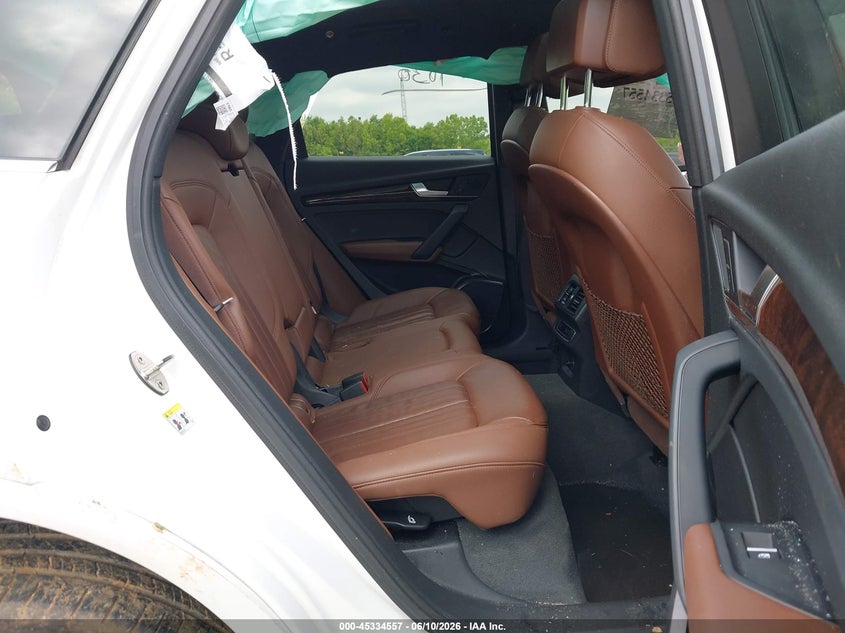 2020 Audi Q5 VIN WA1ANAFY6L2024430 IAAI salvage auction — FRONT & REAR, Certificate Of Destruction (Florida), sold $2,050 on 2026-07-22 (photo 8)