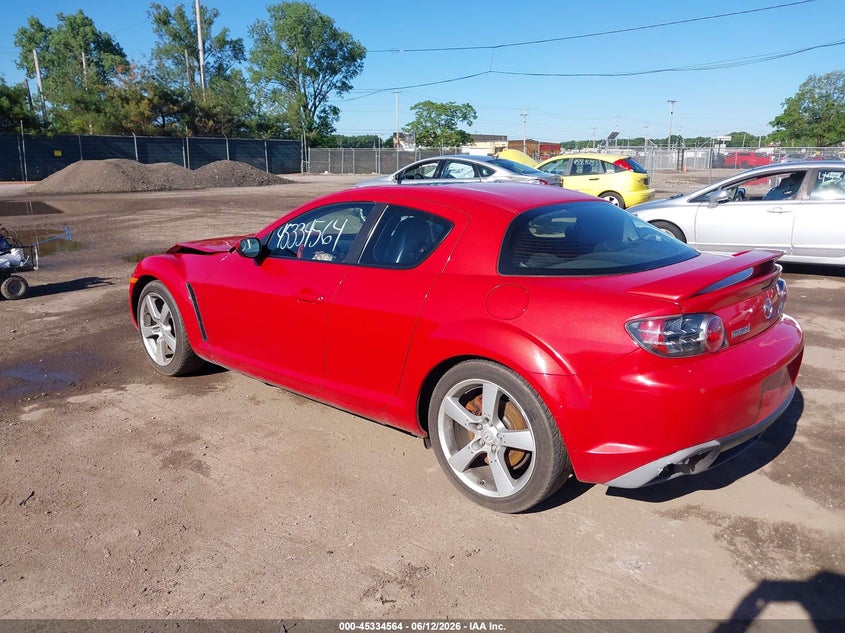 2005 Mazda Rx-8 VIN JM1FE173650147173 IAAI salvage auction — FRONT END, Clear (Indiana), sold $225 on 2026-07-21 (photo 3)