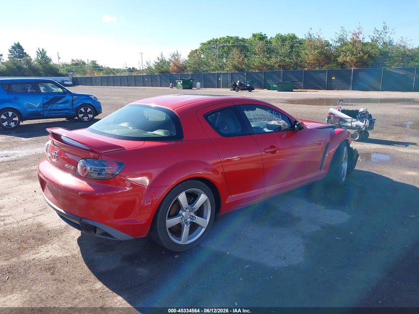 2005 Mazda Rx-8 VIN JM1FE173650147173 IAAI salvage auction — FRONT END, Clear (Indiana), sold $225 on 2026-07-21 (photo 4)