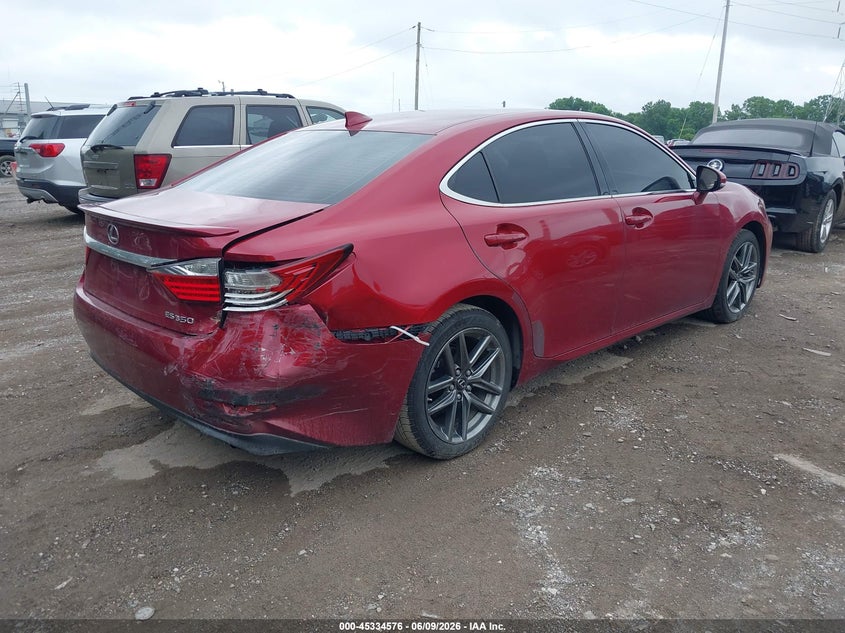 2015 Lexus ES VIN JTHBK1GG1F2172285 IAAI salvage auction — RIGHT REAR, Salvage Title, sold $4,275 on 2026-07-15 (photo 4)