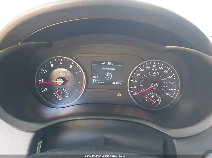 2019 Kia Stinger VIN KNAE35LC2K6050928 IAAI salvage auction — FRONT END, Salvage (North Carolina), sold $5,225 on 2026-07-27 (photo 7)