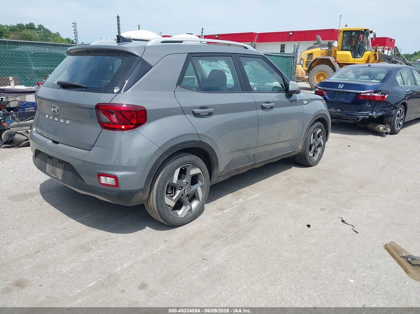 2021 Hyundai Venue VIN KMHRC8A33MU072598 IAAI salvage auction — FRONT END, Salvage - Greater Than 75% (Maryland), sold $2,400 on 2026-07-16 (photo 4)