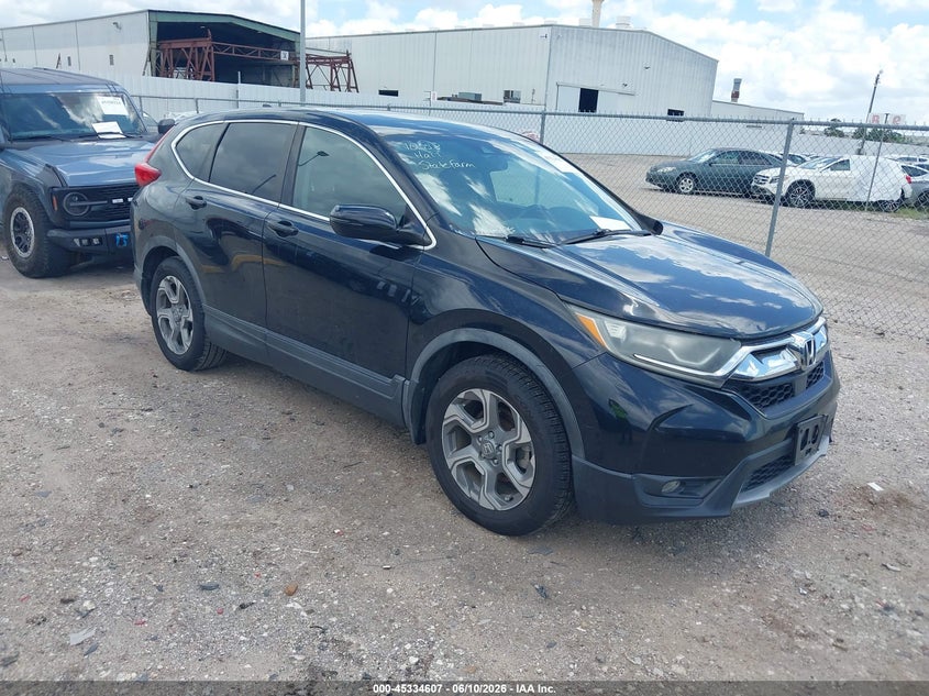 2017 Honda Cr-v VIN 7FARW1H87HE043970 IAAI salvage auction — HAIL, Original (Texas), sold $6,800 on 2026-07-16 (photo 1)