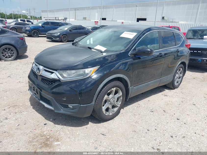 2017 Honda Cr-v VIN 7FARW1H87HE043970 IAAI salvage auction — HAIL, Original (Texas), sold $6,800 on 2026-07-16 (photo 2)