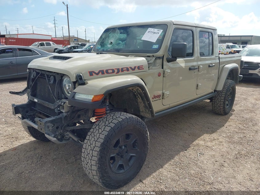 2022 Jeep Gladiator VIN 1C6JJTEG9NL176518 IAAI salvage auction — FRONT END, Salvage Title, sold $17,500 on 2026-08-29 (photo 2)