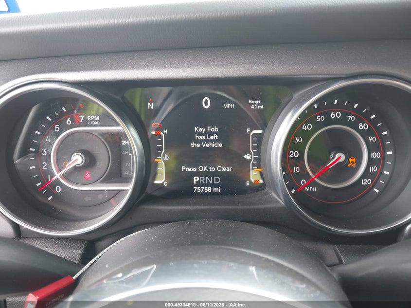2022 Jeep Gladiator VIN 1C6JJTEG9NL176518 IAAI salvage auction — FRONT END, Salvage Title, sold $17,500 on 2026-08-29 (photo 7)