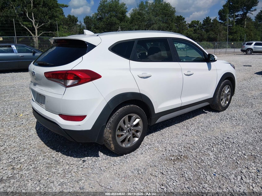 2018 Hyundai Tucson VIN KM8J33A46JU691085 IAAI salvage auction — NORMAL WEAR, Clear (Alabama), sold $4,850 on 2026-07-27 (photo 4)