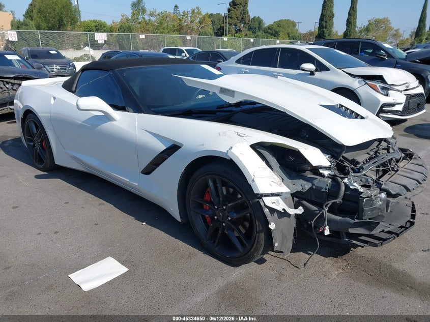 2017 Chevrolet Corvette VIN 1G1YK3D76H5116008 IAAI salvage auction — FRONT END, Salvage (Arizona), sold $11,900 on 2026-07-30 (photo 1)