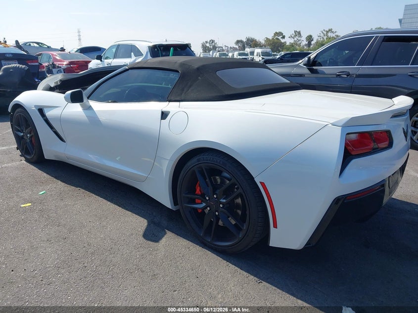 2017 Chevrolet Corvette VIN 1G1YK3D76H5116008 IAAI salvage auction — FRONT END, Salvage (Arizona), sold $11,900 on 2026-07-30 (photo 3)