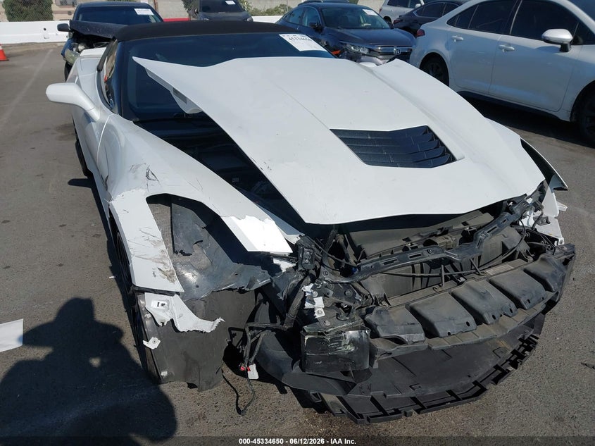 2017 Chevrolet Corvette VIN 1G1YK3D76H5116008 IAAI salvage auction — FRONT END, Salvage (Arizona), sold $11,900 on 2026-07-30 (photo 6)