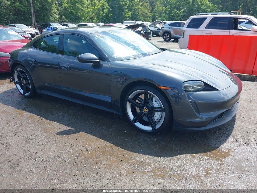 2022 Porsche Taycan VIN WP0AA2Y13NSA16721 IAAI salvage auction — REAR END, Salvage Title, sold $31,500 on 2026-08-27 (photo 1)