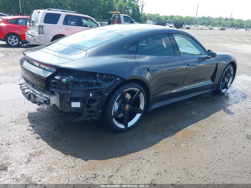 2022 Porsche Taycan VIN WP0AA2Y13NSA16721 IAAI salvage auction — REAR END, Salvage Title, sold $31,500 on 2026-08-27 (photo 4)