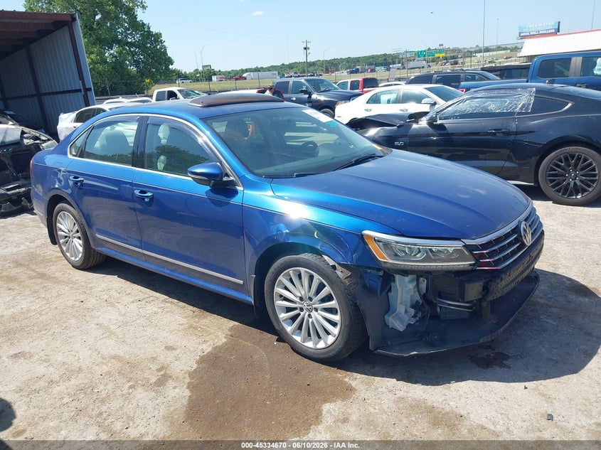 2017 Volkswagen Passat VIN 1VWBT7A39HC080083 IAAI salvage auction — FRONT END, Salvage Title, sold $2,250 on 2026-07-29 (photo 1)