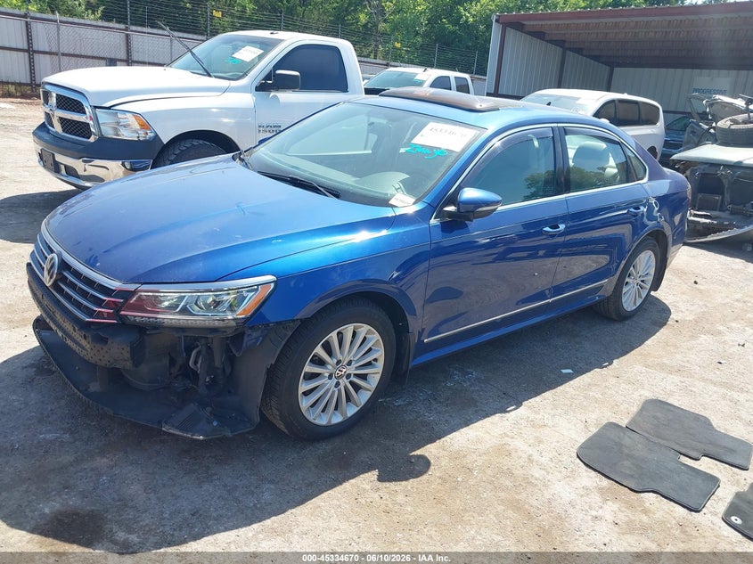 2017 Volkswagen Passat VIN 1VWBT7A39HC080083 IAAI salvage auction — FRONT END, Salvage Title, sold $2,250 on 2026-07-29 (photo 2)