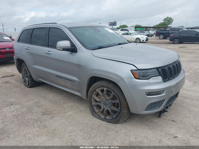 2020 Jeep Grand cherokee VIN 1C4RJFCT4LC136292 IAAI salvage auction — FRONT END, Salvage (Texas), sold $8,000 on 2026-07-31 (photo 1)