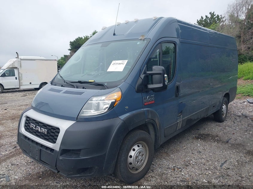 2020 Ram Promaster city VIN 3C6URVJG9LE124660 IAAI salvage auction — FRONT & REAR, Clear (Minnesota), sold $7,000 on 2026-08-19 (photo 2)