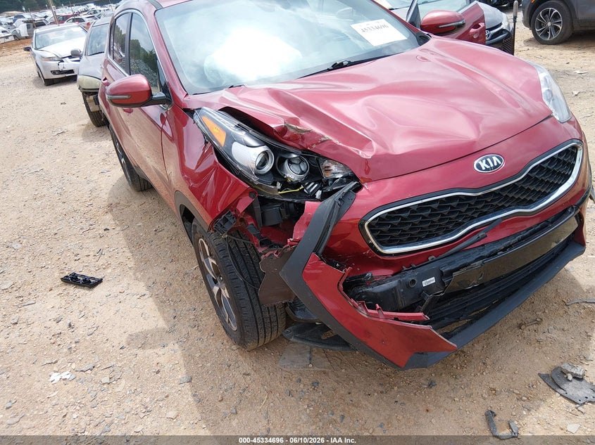 2021 Kia Sportage VIN KNDPM3AC9M7857508 IAAI salvage auction — FRONT END, Salvage (North Carolina), sold $2,750 on 2026-07-27 (photo 6)