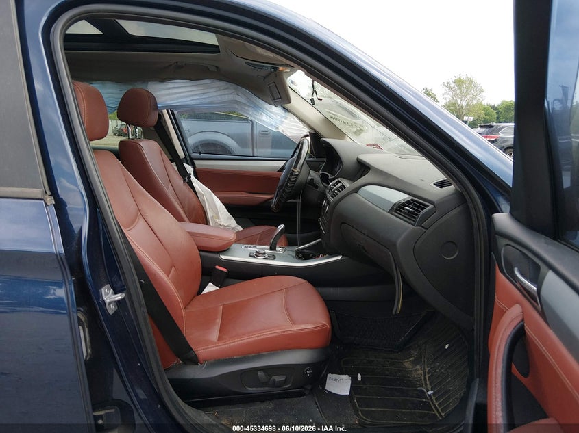 2013 BMW X3 VIN 5UXWX9C54D0D05770 IAAI salvage auction — NORMAL WEAR, Clear (New Jersey), sold $550 on 2026-07-07 (photo 5)