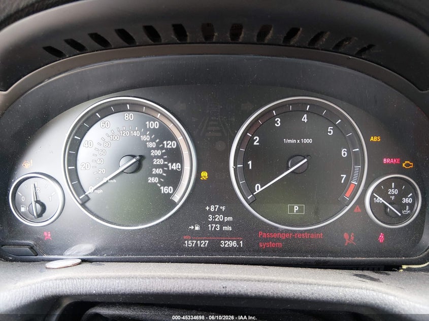2013 BMW X3 VIN 5UXWX9C54D0D05770 IAAI salvage auction — NORMAL WEAR, Clear (New Jersey), sold $550 on 2026-07-07 (photo 7)