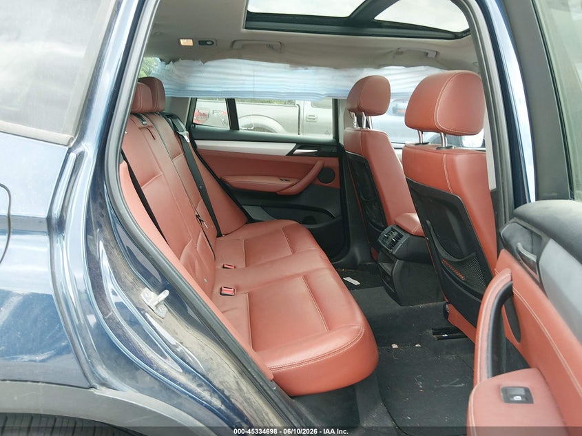 2013 BMW X3 VIN 5UXWX9C54D0D05770 IAAI salvage auction — NORMAL WEAR, Clear (New Jersey), sold $550 on 2026-07-07 (photo 8)