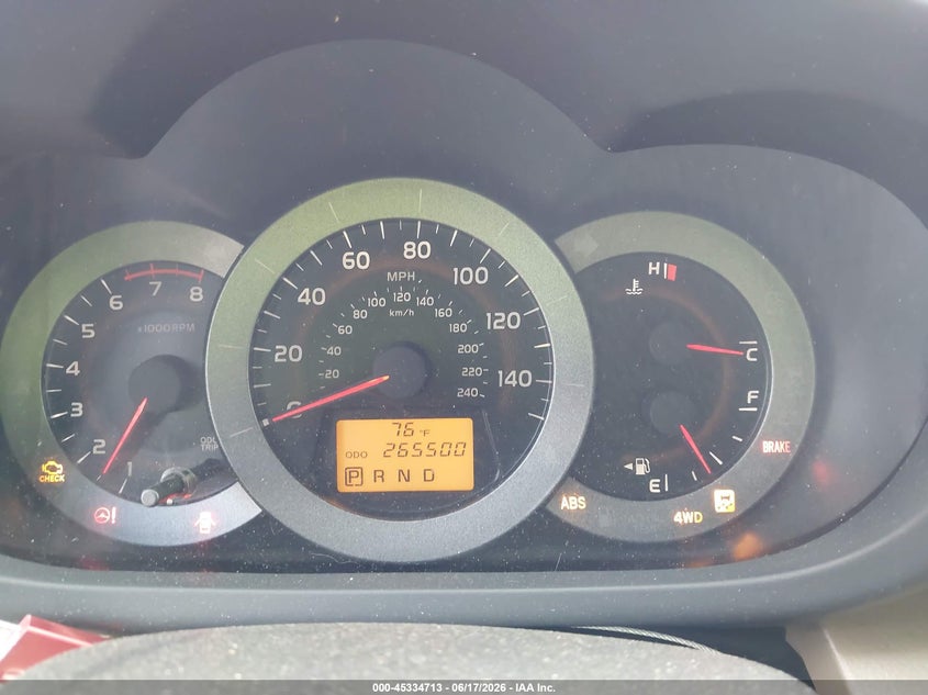 2010 Toyota Rav4 VIN JTMDK4DV2AD013934 IAAI salvage auction — LEFT FRONT, Salvage (Tennessee), sold $825 on 2026-07-09 (photo 7)