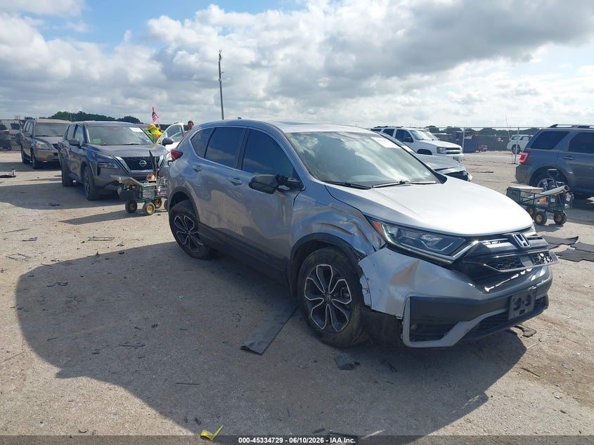 2020 Honda Cr-v VIN 7FARW1H87LE023193 IAAI salvage auction — RIGHT FRONT, Salvage Title, sold $4,650 on 2026-07-28 (photo 1)