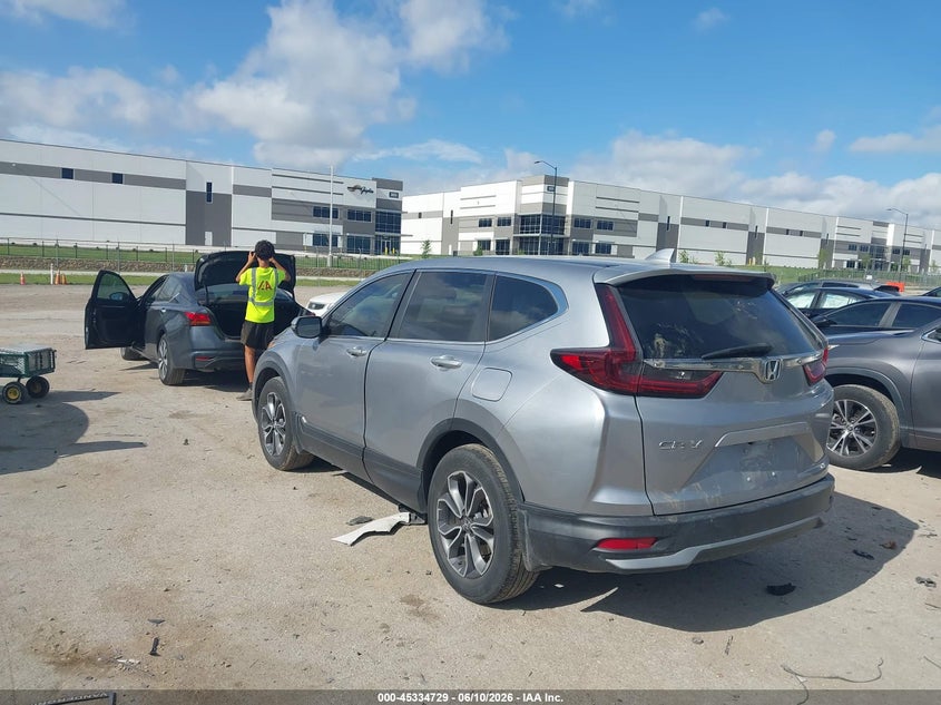 2020 Honda Cr-v VIN 7FARW1H87LE023193 IAAI salvage auction — RIGHT FRONT, Salvage Title, sold $4,650 on 2026-07-28 (photo 3)