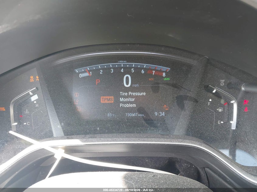 2020 Honda Cr-v VIN 7FARW1H87LE023193 IAAI salvage auction — RIGHT FRONT, Salvage Title, sold $4,650 on 2026-07-28 (photo 7)