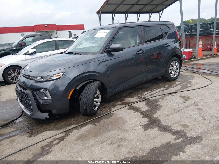 2020 Kia Soul VIN KNDJ23AU2L7014141 IAAI salvage auction — SIDE, Salvage - Greater Than 75% (Maryland), sold $1,300 on 2026-07-08 (photo 2)
