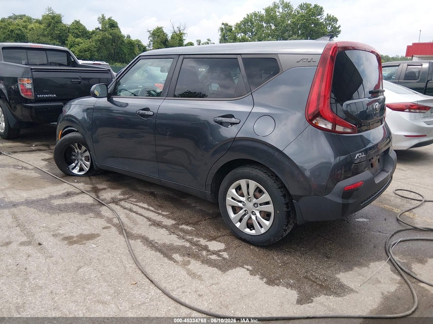 2020 Kia Soul VIN KNDJ23AU2L7014141 IAAI salvage auction — SIDE, Salvage - Greater Than 75% (Maryland), sold $1,300 on 2026-07-08 (photo 3)