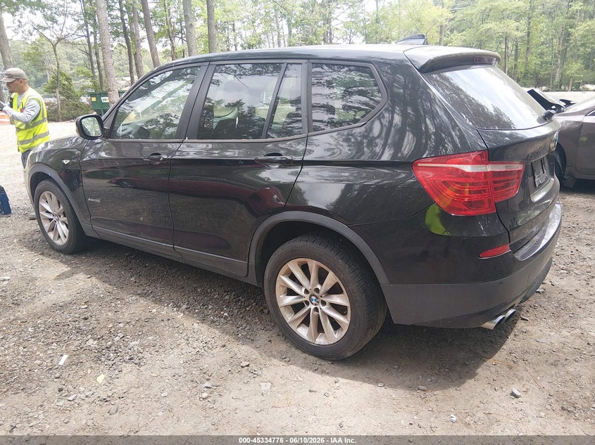 2014 BMW X3 VIN 5UXWX9C56E0D19297 IAAI salvage auction — NORMAL WEAR, Clear (Virginia), sold $475 on 2026-07-21 (photo 3)