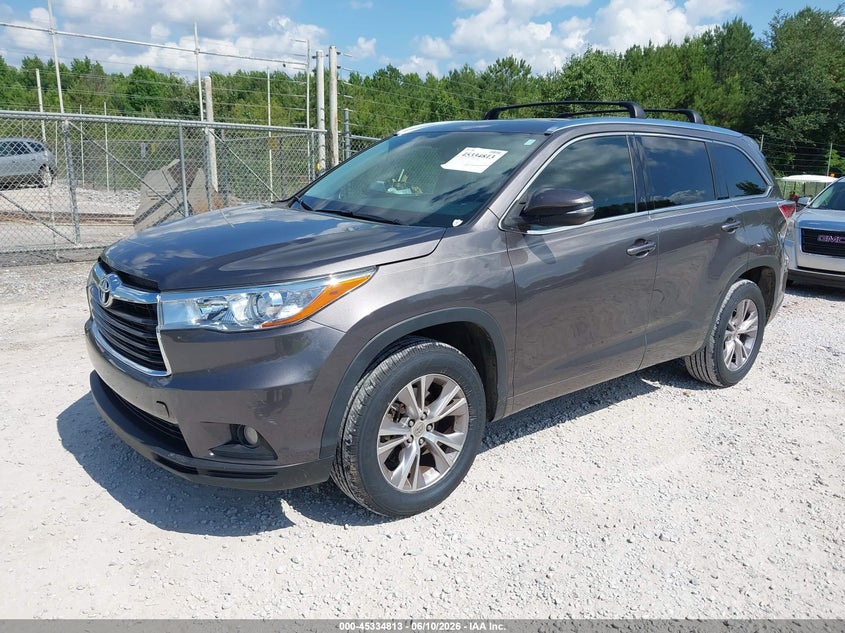 2015 Toyota Highlander VIN 5TDKKRFH6FS051920 IAAI salvage auction — RIGHT SIDE, Salvage Title, sold $5,500 on 2026-07-17 (photo 2)