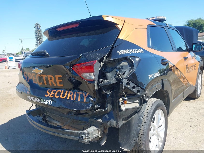 2025 Chevrolet Trailblazer VIN KL79MMSL2SB039039 IAAI salvage auction — REAR END, Salvage (California), sold $4,350 on 2026-07-28 (photo 6)