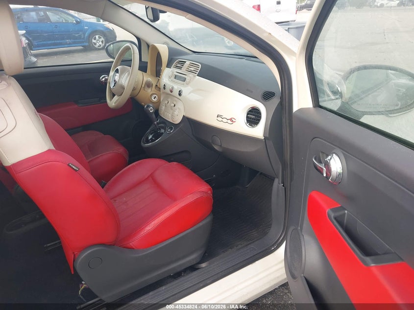 2013 Fiat 500 VIN 3C3CFFER4DT748446 IAAI salvage auction — LEFT FRONT, Rebuildable (Florida), sold $275 on 2026-07-09 (photo 5)