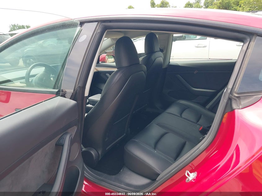 2022 Tesla Model 3 VIN 5YJ3E1EB7NF204091 IAAI salvage auction — RIGHT REAR, Salvage - Greater Than 75% (Maryland), sold $4,950 on 2026-07-24 (photo 8)