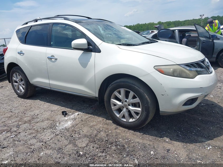 2011 Nissan Murano VIN JN8AZ1MU8BW052350 IAAI salvage auction — LEFT FRONT, Salvage (Georgia), sold $550 on 2026-07-08 (photo 1)