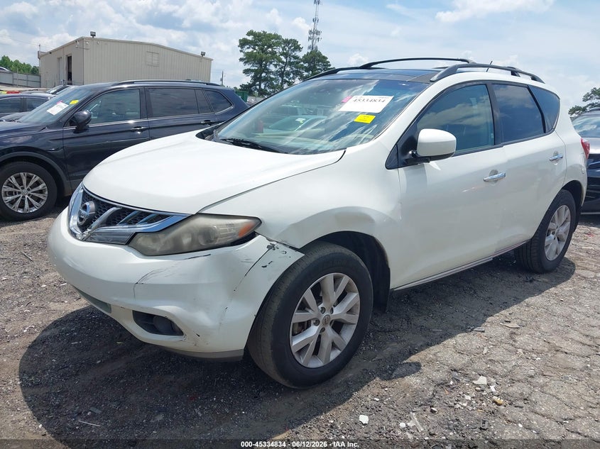 2011 Nissan Murano VIN JN8AZ1MU8BW052350 IAAI salvage auction — LEFT FRONT, Salvage (Georgia), sold $550 on 2026-07-08 (photo 6)