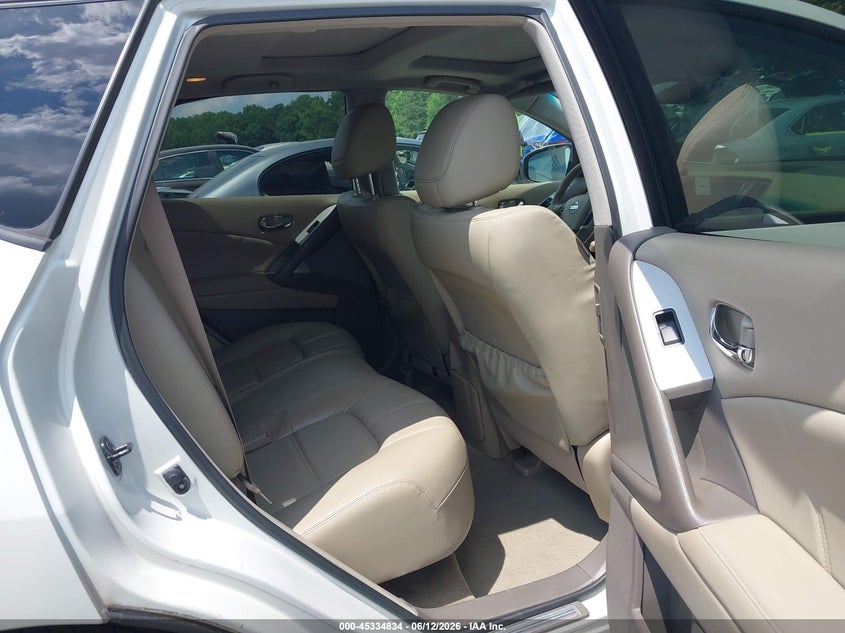 2011 Nissan Murano VIN JN8AZ1MU8BW052350 IAAI salvage auction — LEFT FRONT, Salvage (Georgia), sold $550 on 2026-07-08 (photo 8)