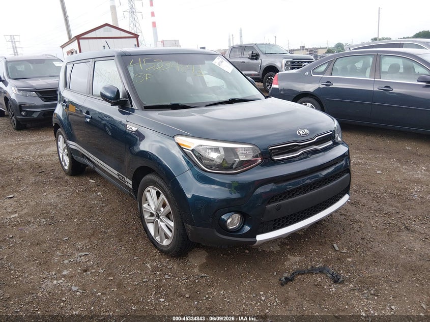 2018 Kia Soul VIN KNDJP3A59J7553556 IAAI salvage auction — REAR END, Clear (Indiana), sold $1,950 on 2026-07-29 (photo 1)
