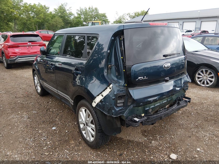 2018 Kia Soul VIN KNDJP3A59J7553556 IAAI salvage auction — REAR END, Clear (Indiana), sold $1,950 on 2026-07-29 (photo 3)