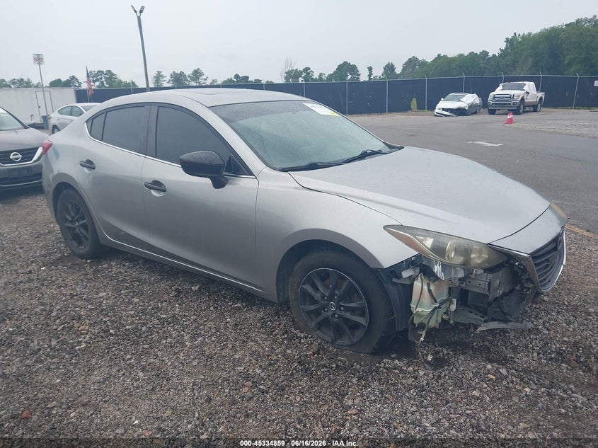 2014 Mazda 3 VIN JM1BM1W76E1192906 IAAI salvage auction — FRONT END, Salvage (South Carolina), sold $725 on 2026-07-29 (photo 1)