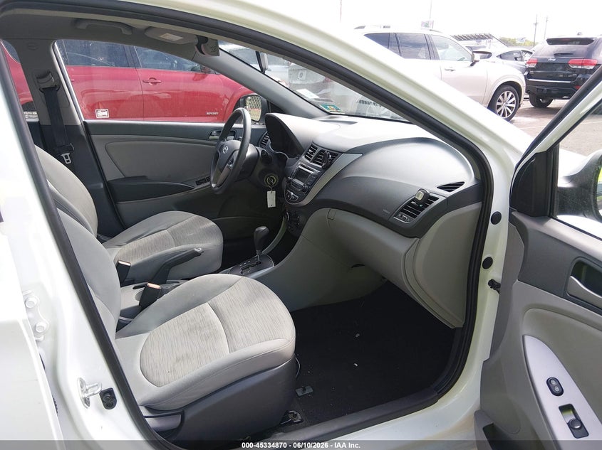 2016 Hyundai Accent VIN KMHCT5AE1GU262894 IAAI salvage auction — FRONT END, Salvage (New Jersey), sold $625 on 2026-07-27 (photo 5)