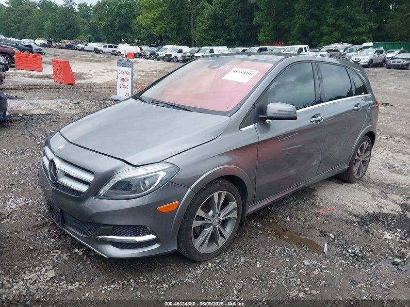 2015 Mercedes-benz B-klasse VIN WDDVP9AB6FJ004648 IAAI salvage auction — RIGHT FRONT, Salvage (Georgia), sold $275 on 2026-07-22 (photo 2)