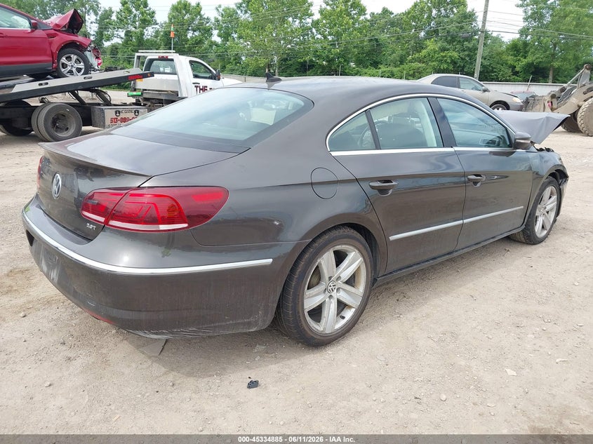 2014 Volkswagen Passat cc VIN WVWBN7AN5EE523991 IAAI salvage auction — FRONT END, Salvage Title, sold $300 on 2026-08-06 (photo 4)