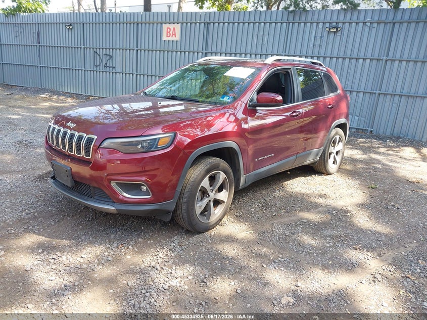 2019 Jeep Cherokee VIN 1C4PJMDXXKD409371 IAAI salvage auction — RIGHT SIDE, Salvage (New Jersey), sold $3,050 on 2026-08-20 (photo 2)
