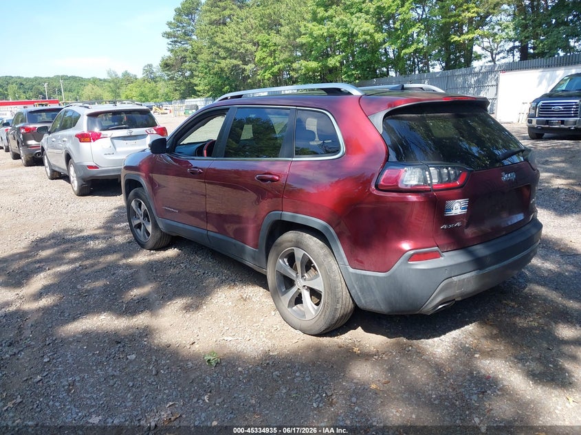 2019 Jeep Cherokee VIN 1C4PJMDXXKD409371 IAAI salvage auction — RIGHT SIDE, Salvage (New Jersey), sold $3,050 on 2026-08-20 (photo 3)