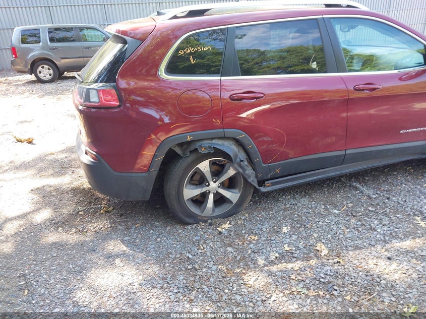 2019 Jeep Cherokee VIN 1C4PJMDXXKD409371 IAAI salvage auction — RIGHT SIDE, Salvage (New Jersey), sold $3,050 on 2026-08-20 (photo 6)