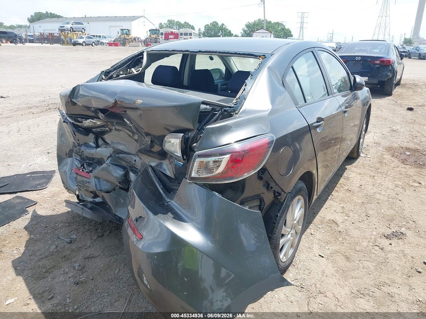 2012 Mazda 3 VIN JM1BL1V70C1700837 IAAI salvage auction — FRONT & REAR, Salvage Title, sold $450 on 2026-07-15 (photo 4)