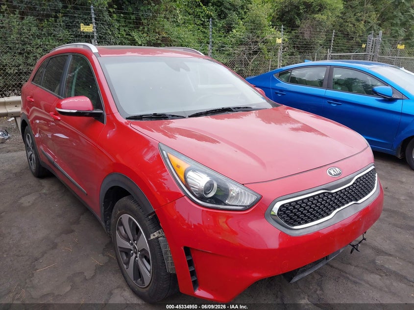 2017 Kia Niro VIN KNDCC3LC3H5047761 IAAI salvage auction — FRONT END, Salvage Title, sold $4,075 on 2026-07-09 (photo 1)