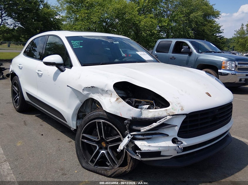 2021 Porsche Macan VIN WP1AA2A56MLB00369 IAAI salvage auction — RIGHT FRONT, Salvage (New Jersey), sold $14,200 on 2026-08-02 (photo 1)